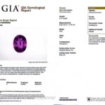 2.06ct Oval Purple Sapphire, view 3