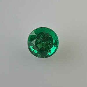 0.62ct Round Emerald