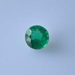 0.87ct Round Emerald, view 1