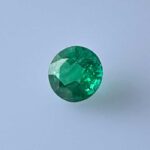 0.87ct Round Emerald, view 2