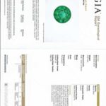 0.86ct Round Emerald, view 3