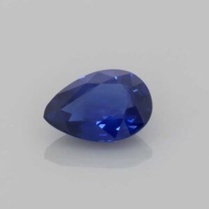 0.81ct Pear Shape Blue Sapphire