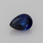 0.838ct Pear Shape Blue Sapphire, view 1