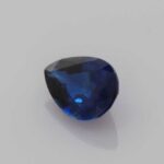 0.838ct Pear Shape Blue Sapphire, view 2
