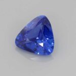 1.1ct Triangle Blue Sapphire, view 2