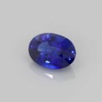 1.36ct Oval Blue Sapphire, view 2