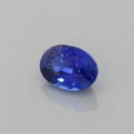 1.29ct Oval Blue Sapphire, view 2