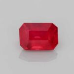 1.26ct Emerald Cut Ruby, view 1