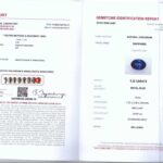 1.22ct Oval Blue Sapphire, view 3