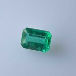 1.09ct Emerald Cut Emerald, view 2