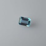 0.67ct Emerald Cut Aquamarine, view 2