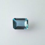 0.73ct Emerald Cut Aquamarine, view 1