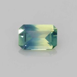 0.58ct Emerald Cut Bi-Colour Sapphire