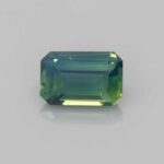 0.633ct Emerald Cut Bi-Colour Sapphire, view 1