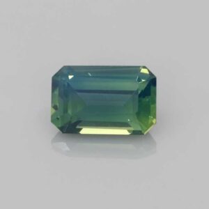 0.633ct Emerald Cut Bi-Colour Sapphire