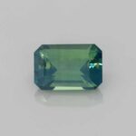 0.67ct Emerald Cut Bi-Colour Sapphire, view 1