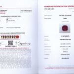 0.76ct Square (Antique) Cushion Ruby, view 3