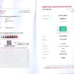 1.09ct Emerald Cut Emerald, view 3