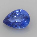0.455ct Pear Shape Blue Sapphire, view 1