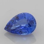 0.455ct Pear Shape Blue Sapphire, view 2