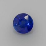 0.655ct Round Blue Sapphire, view 1