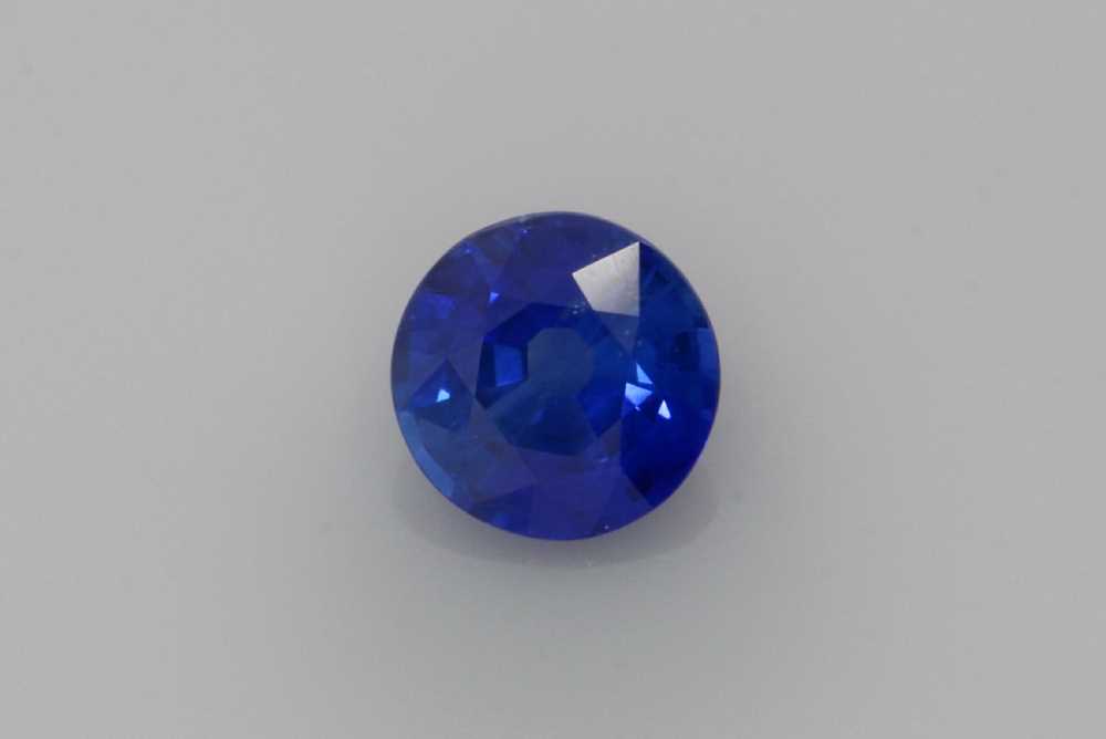 0.655ct Round Blue Sapphire