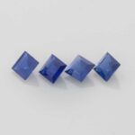 0.537ct Square Blue Sapphire, view 4
