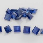 0.537ct Square Blue Sapphire, view 5