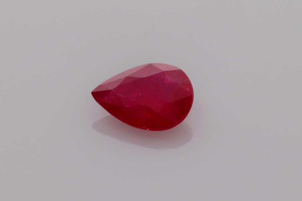 0.886ct Pear Shape Ruby