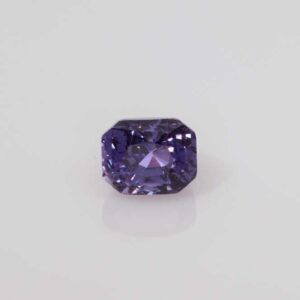 3.14ct Emerald Cut Purple Sapphire
