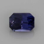 2.12ct Emerald Cut Purple Sapphire, view 1
