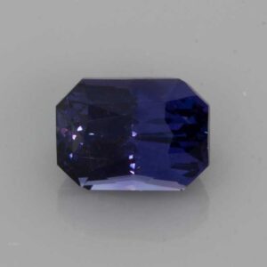 2.12ct Emerald Cut Purple Sapphire