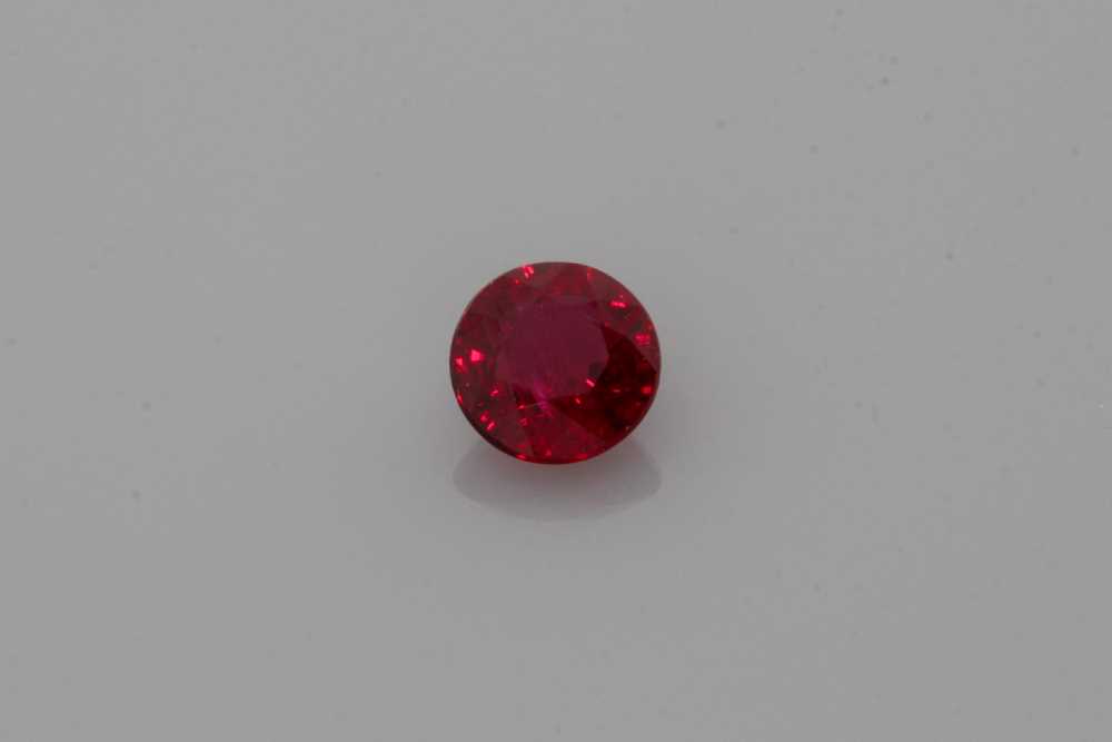 0.516ct Round Ruby