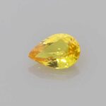 1.39ct Pear Shape Yellow Sapphire, view 1