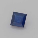 0.537ct Square Blue Sapphire, view 2