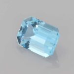 0.952ct Emerald Cut Aquamarine, view 2