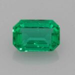0.62ct Emerald Cut Emerald, view 1