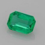 0.62ct Emerald Cut Emerald, view 2