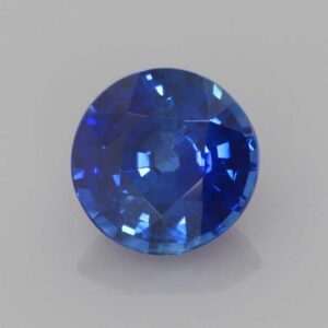 0.685ct Round Blue Sapphire