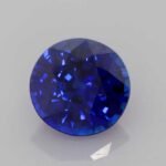0.767ct Round Blue Sapphire, view 1