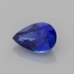 0.639ct Pear Shape Blue Sapphire, view 2