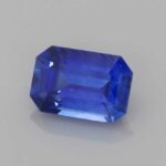 0.96ct Emerald Cut Blue Sapphire, view 2