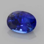 1.21ct Oval Blue Sapphire, view 2