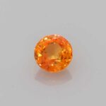 1.04ct Round Orange Sapphire, view 1