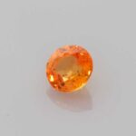 1.04ct Round Orange Sapphire, view 2