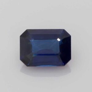 2.23ct Emerald Cut Blue Sapphire