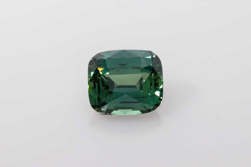 1.56ct Rectangular Cushion Teal Sapphire