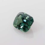 1.56ct Rectangular Cushion Teal Sapphire, view 2