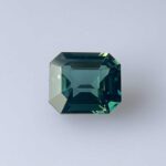 5.36ct Octagon Teal Sapphire, view 1