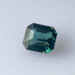 5.36ct Octagon Teal Sapphire, view 2